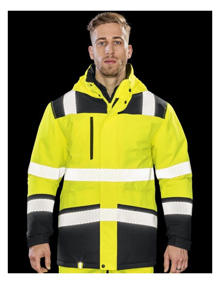 RES-R475X-Printable Waterproof Softshell Safety Coat 2